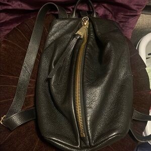 Aimee Kestenberg Black Leather Backpack